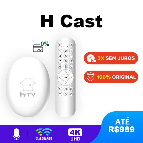 HTV Cast com controle remoto